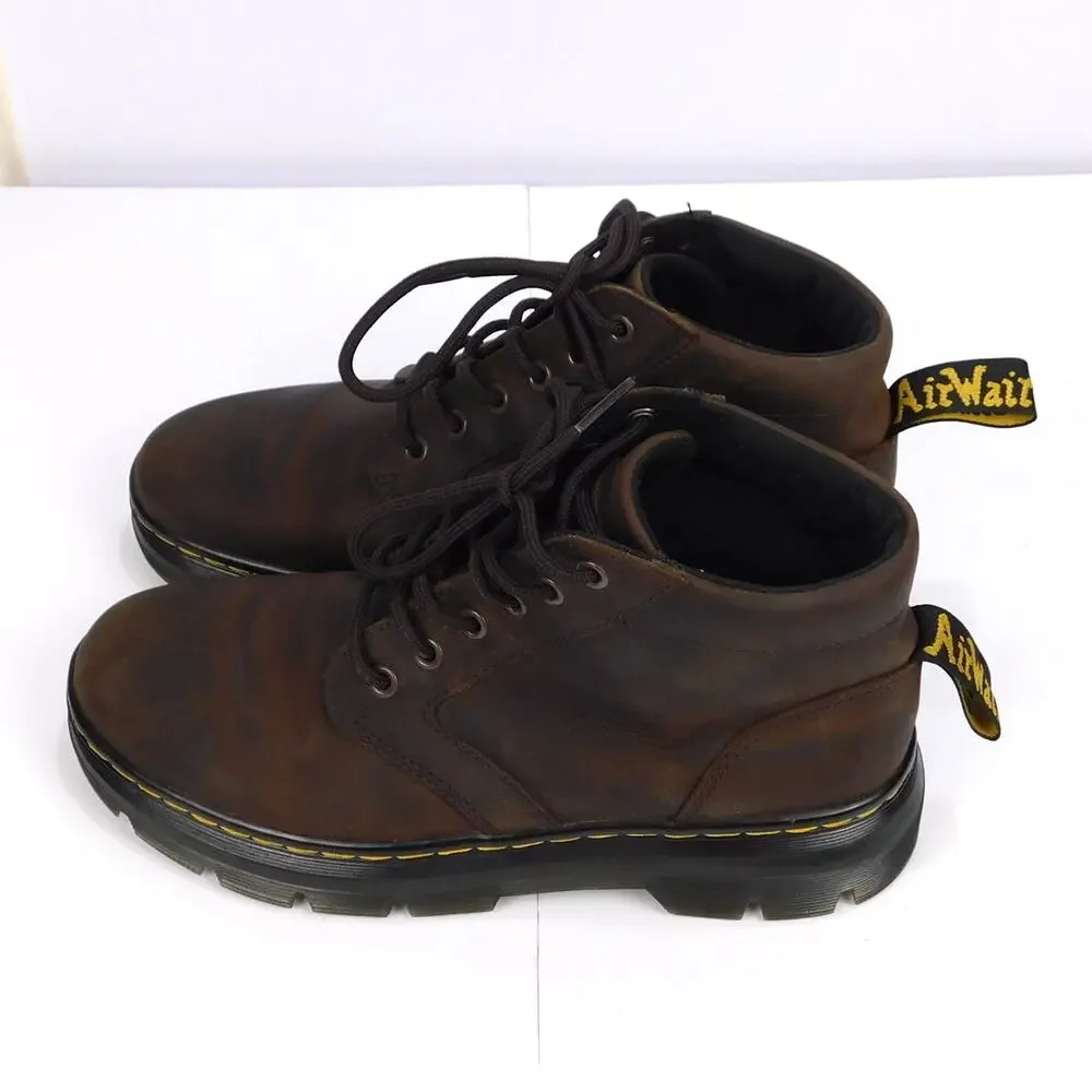 Dr. Martens Bonny Crazy Horse Leather Chukka Boots Brown Men's US 8 Air Wair